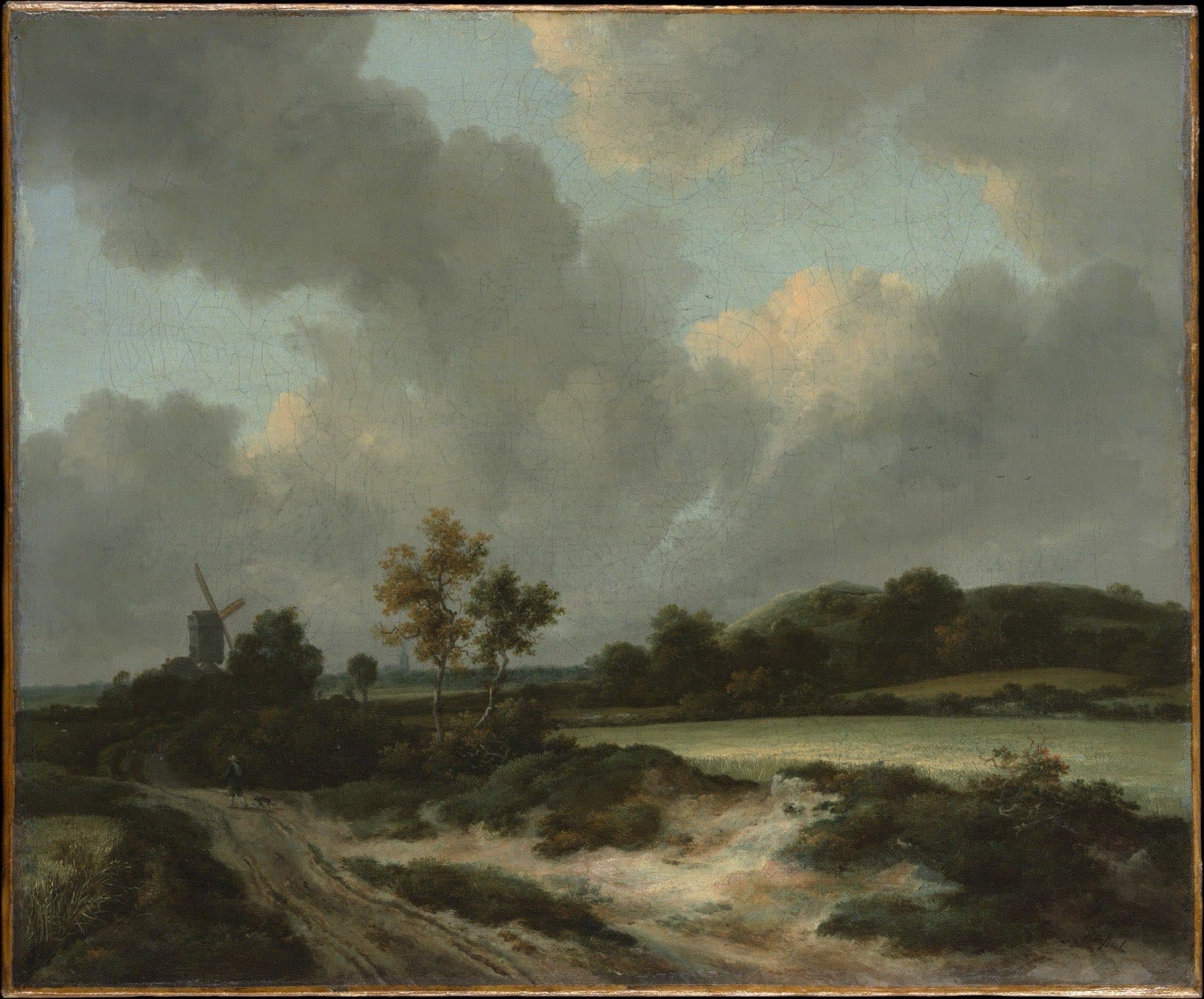 Paisagem com Moinho, Jacob van Ruisdael